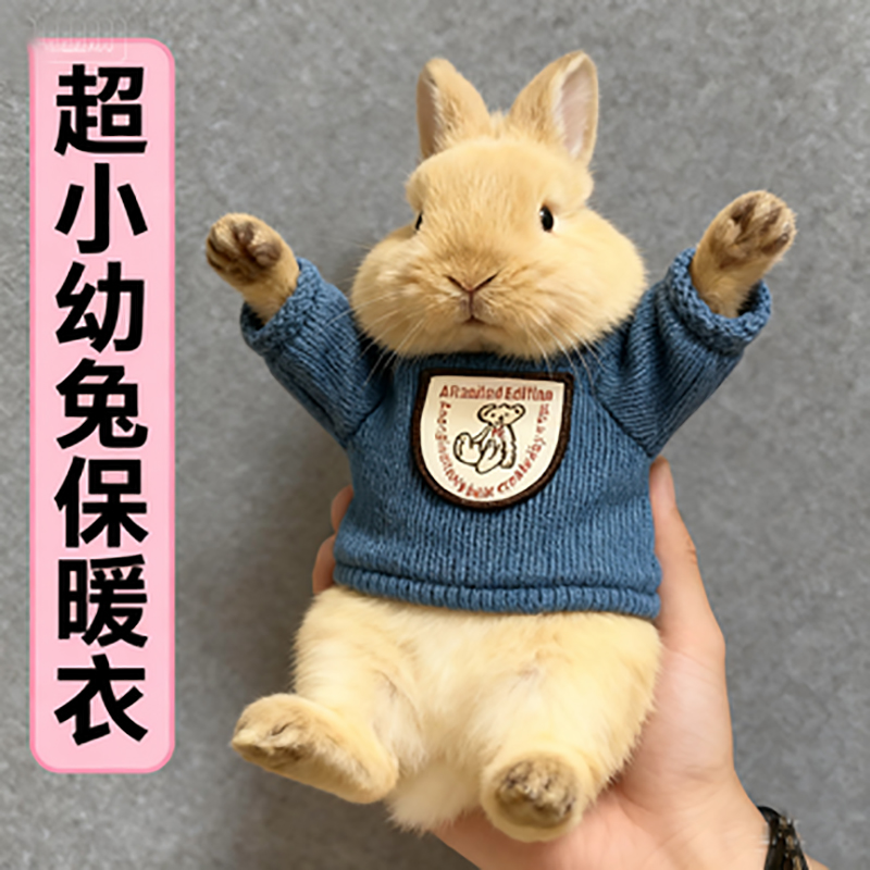 侏儒兔防寒冷荷兰猪龙猫穿的棉衣
