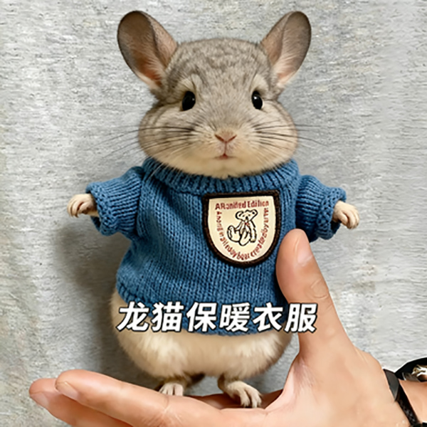 龙猫专用小衣服保暖超小号秋冬天宠物荷兰猪土拨鼠豚鼠狐獴的衣服
