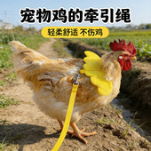 宠物鸡专用牵引绳溜公鸡母鸡外出 衣服用品绳子 绳子柯尔鸭鹅穿