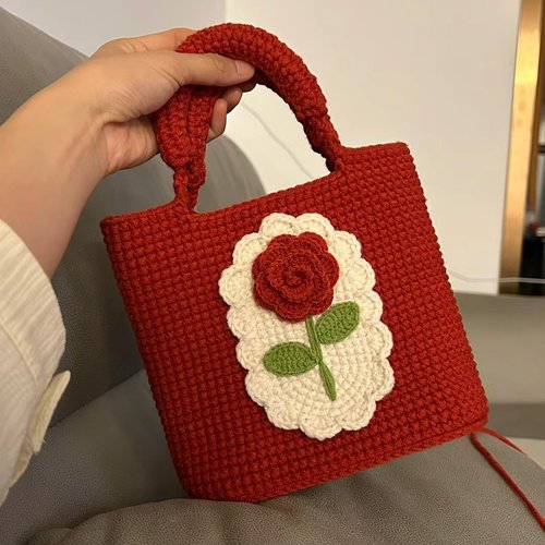 艾苏手工编织包包diy材料包