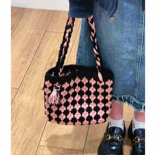 艾苏手工编织包包diy材料包