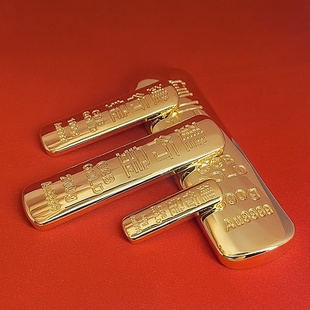 建行仿真金条婚嫁家居新款银行高品质摆件送礼50克500克吉祥物