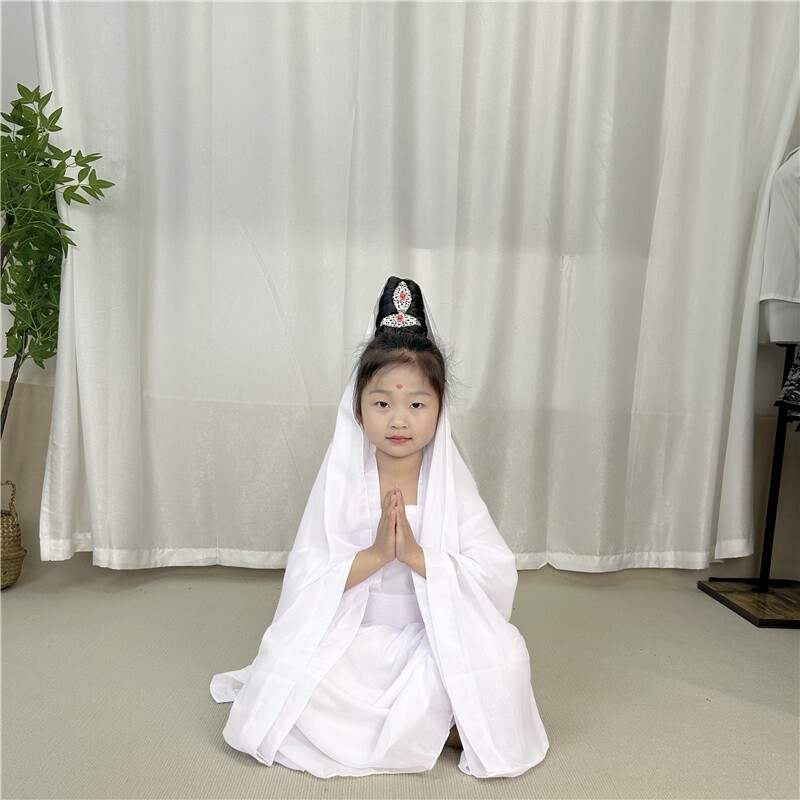 儿童如来佛祖观音服装净瓶古装表演服全套西游记仙女套装舞台古代