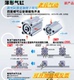 150 DCZ薄型气缸 200DZ 175 125 100 气动CQ2A32 SMC原装