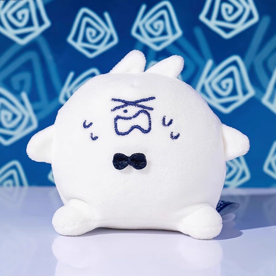 领结猫Bowtie创意毛绒捏捏公仔挂件正版可爱卡通玩偶吱吱叫包挂饰