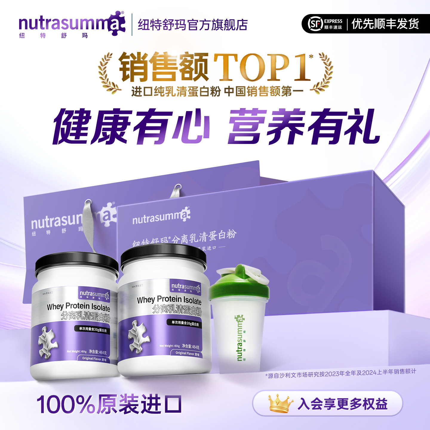 送礼推荐蛋白粉礼盒中老年进口