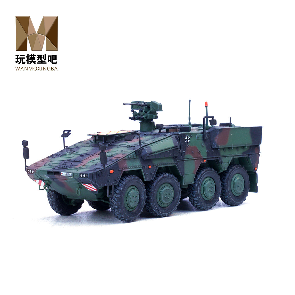 铁流1:72拳师犬运兵车德国装甲合金成品模型推推乐收藏12249