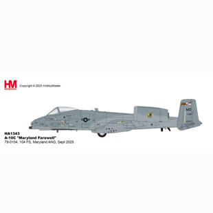 预定HM1:72A-10C雷电Ⅱ攻击机马里兰州告别合金成品模型HA1343