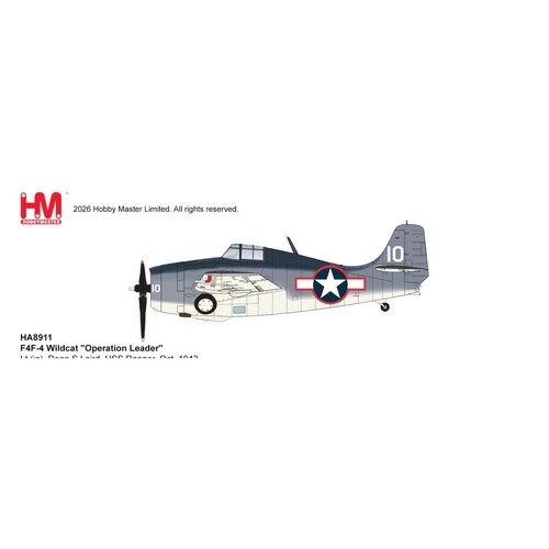 HM148F4F-4野猫合金模型