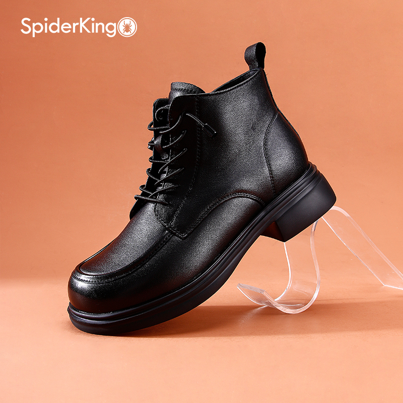 蜘蛛王官方正品授权女休闲马丁靴