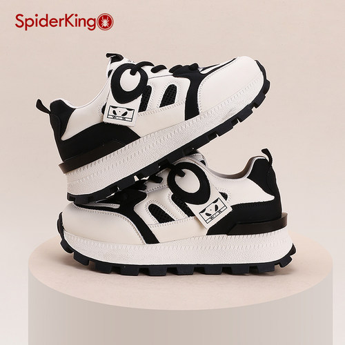蜘蛛王官方旗舰店正品厚底老爹鞋