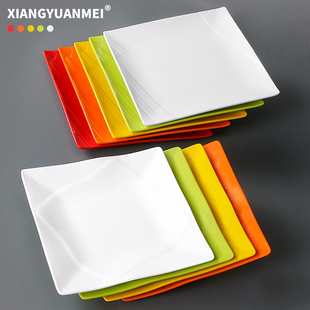 密胺餐具盘子仿瓷商用餐厅饭店菜盘饭盘盖浇炒饭盘塑料火锅店餐盘