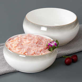 高级感餐具密胺火锅店鹅肠鸭肠盘子肥牛肥羊毛肚菜盘刺身餐盘商用