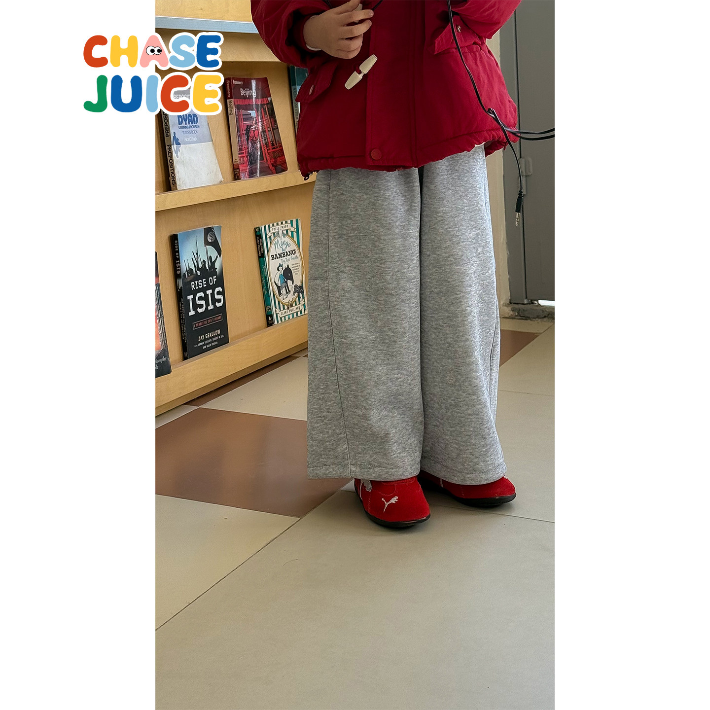 【小童】虾酱麻麻男童加绒裤子冬装2025新款灰色阔腿儿童装休闲裤,童装/婴儿装/亲子装,裤子,淘宝优惠券,粉丝福利购,淘宝优惠卷