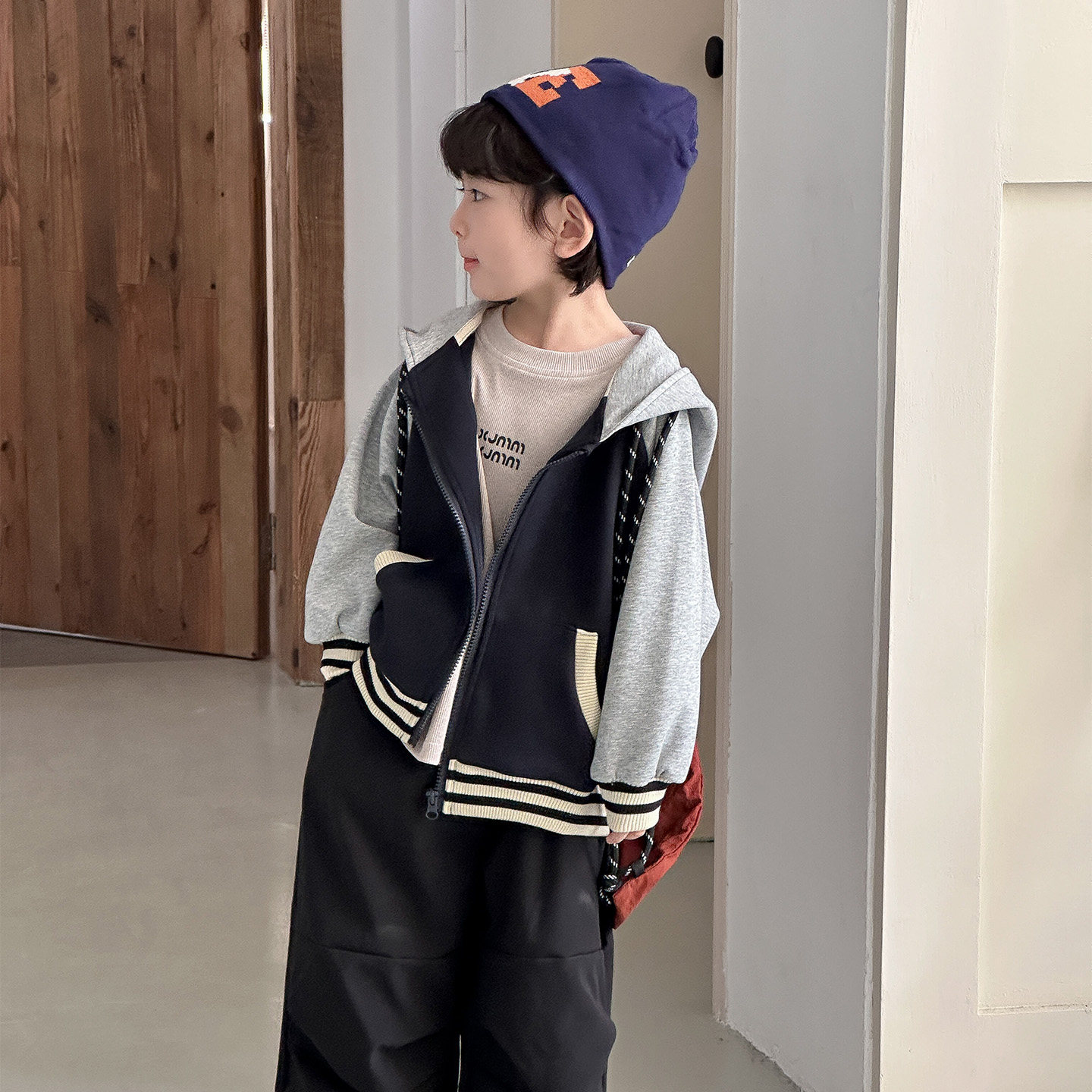 【小童】虾酱麻麻男童外套春秋装2025新款宝宝洋气连帽儿童装上衣,童装/婴儿装/亲子装,普通外套,淘宝优惠券,粉丝福利购,淘宝优惠卷