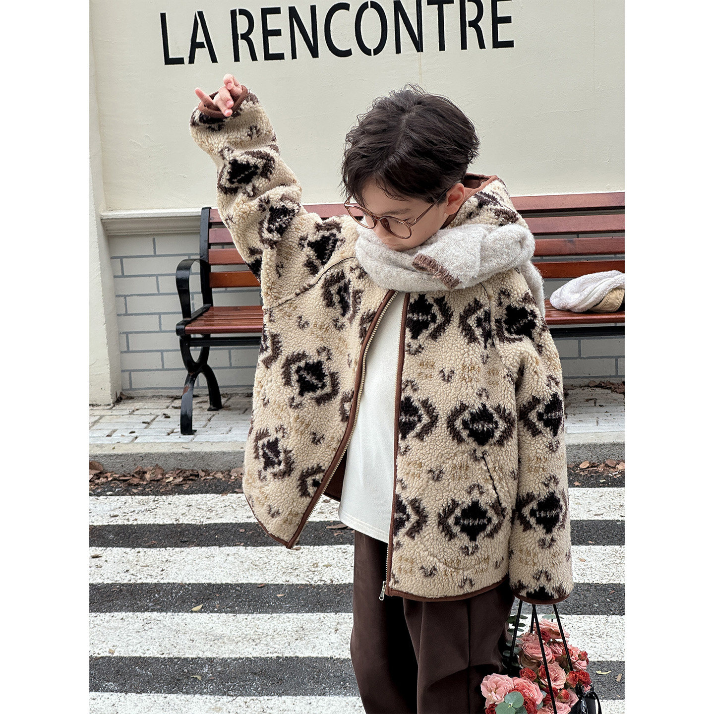 虾酱麻麻男童麂皮绒外套冬季2025新款男孩衣服花色儿童装保暖上衣,童装/婴儿装/亲子装,普通外套,淘宝优惠券,粉丝福利购,淘宝优惠卷