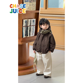 2026新款 虾酱麻麻男童棉服冬装 宝宝洋气连帽儿童保暖外套 小童