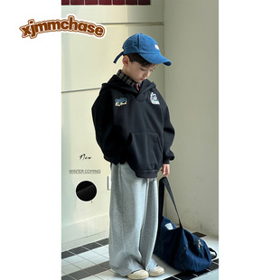 10点上新 冬季 新品 黑色加绒连帽卫衣 首发