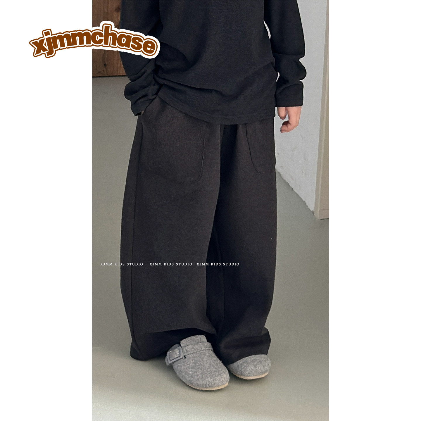 虾酱麻麻男童毛呢裤子冬季2025新款男孩长裤韩范保暖儿童装休闲裤,童装/婴儿装/亲子装,裤子,淘宝优惠券,粉丝福利购,淘宝优惠卷