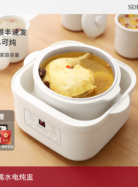 日本sdrnka电炖盅隔水炖家用全自动燕窝炖盅宝宝煮粥煲汤炖锅4-5