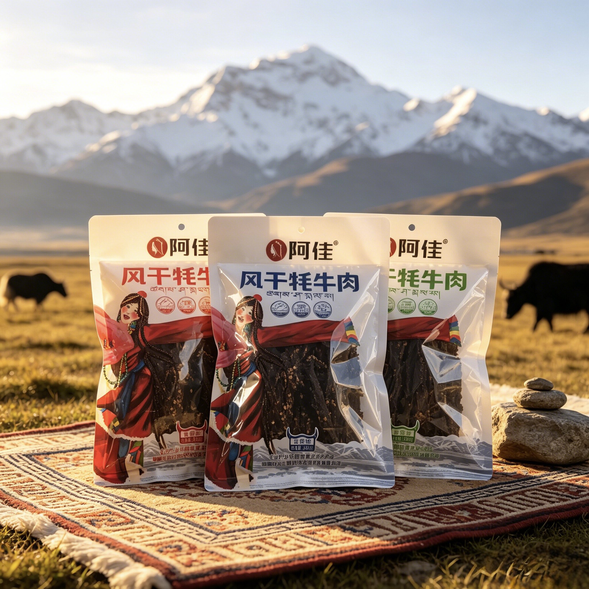 阿佳风干牦牛肉休闲解馋零食