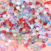 五角星琉璃珠子8mm小星星散珠串珠DIY手工编织手链项链手机链材料