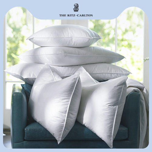 丽思卡尔顿酒店羽绒枕白鹅绒填充