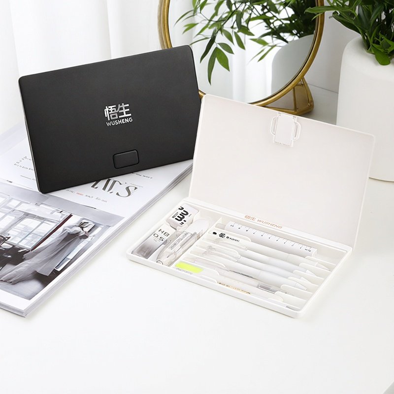 悟生学霸效率笔盒多功能高颜值科技文具盒中学生收纳盒大容量笔袋,文具电教/文化用品/商务用品,文具盒,淘宝优惠券,粉丝福利购,淘宝优惠卷