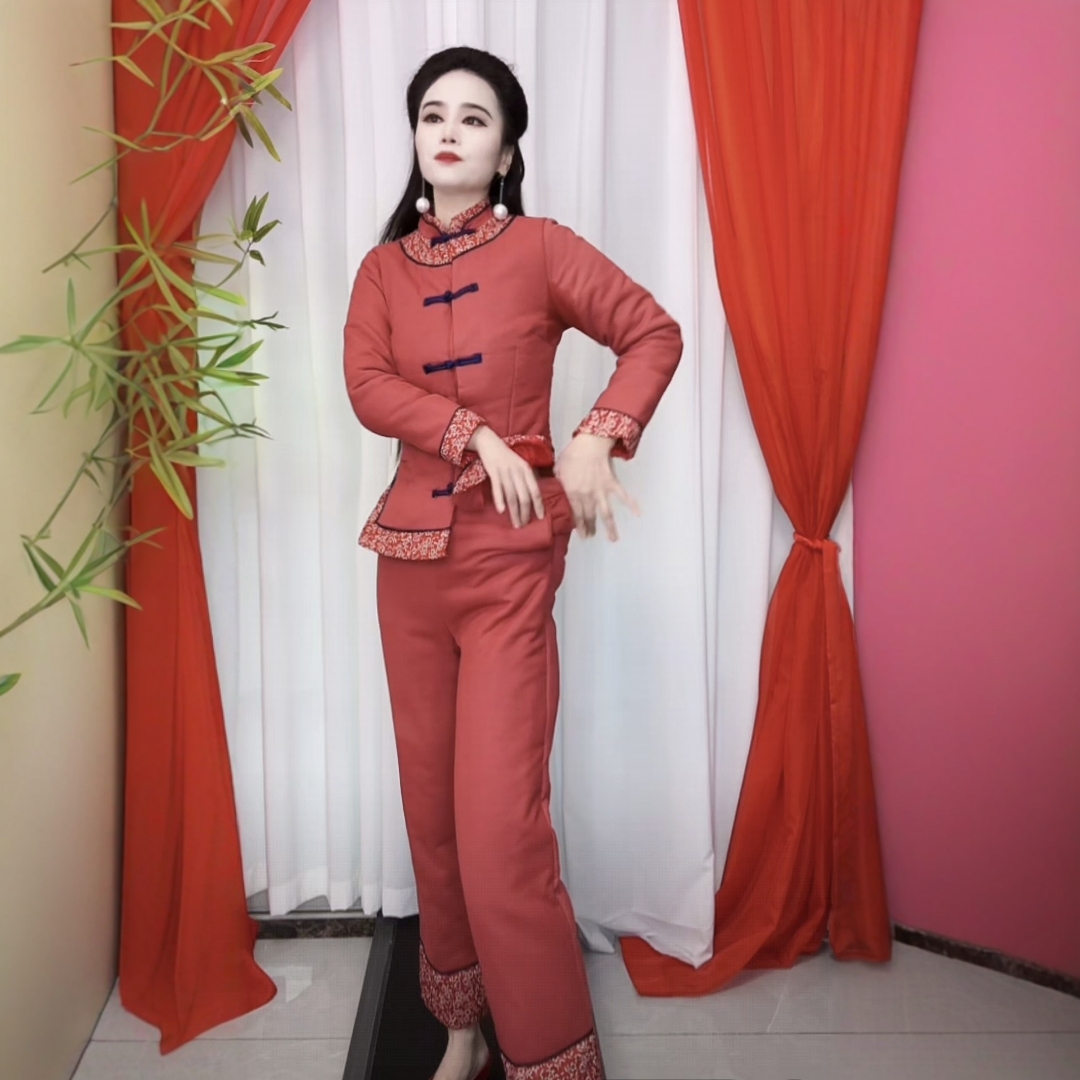 百搭时尚洋气纯色两件套女装