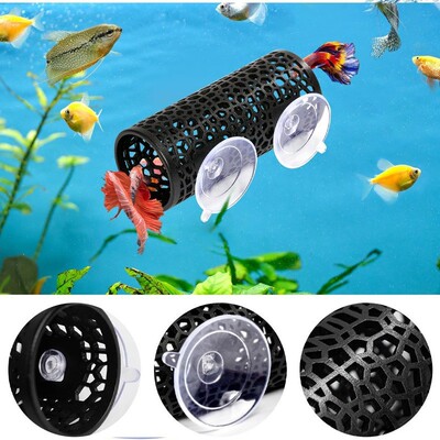 跨境新款 betta tunnel toy 斗鱼隧道玩具鱼缸装饰品鱼类栖息玩具