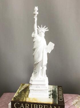 自由女神雕像工艺品模型摆件客厅办公室酒柜旅游创意家居装饰
