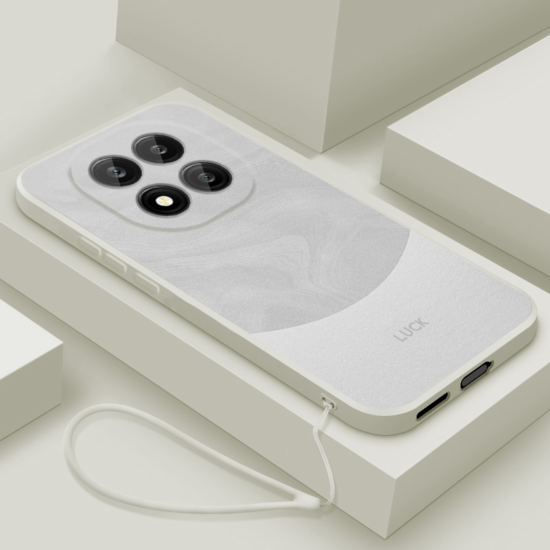 适用红米note15pro+手机壳新款液态硅胶Note15Pro十保护套简约渐变纹理noto15r镜头全包防摔Redmi高级男女款