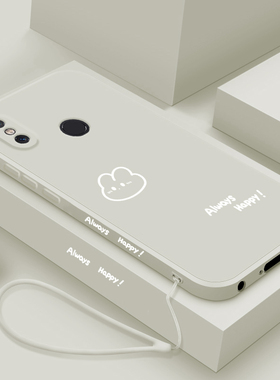 适用小米8手机壳新款液态硅胶mi8se保护套卡通简约好运熊八青春版镜头全包防摔8透明探索版直边个性创意软壳