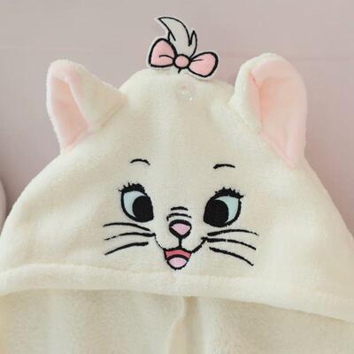 卡通心路西法玛丽猫周边吸水干发帽可爱日系包头毛巾洗发浴帽