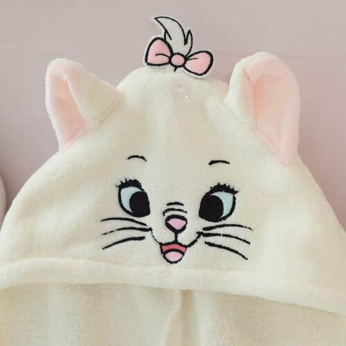 卡通心路西法玛丽猫周边吸水干发帽可爱日系包头毛巾洗发浴帽