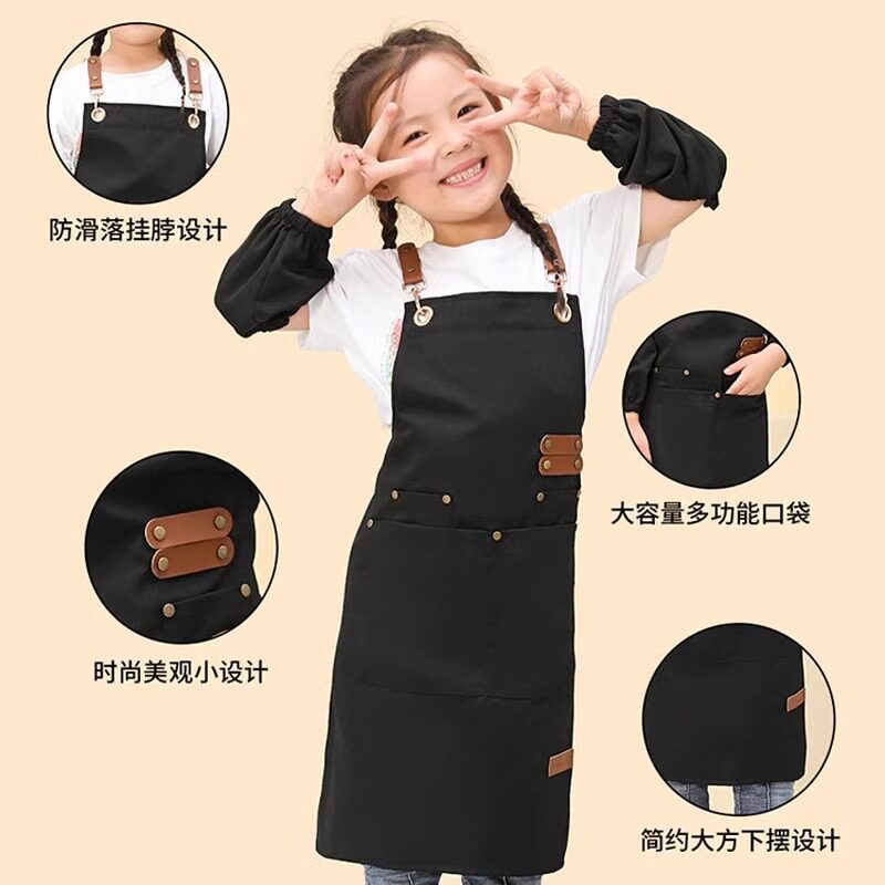 防水帆布围裙儿童幼儿园