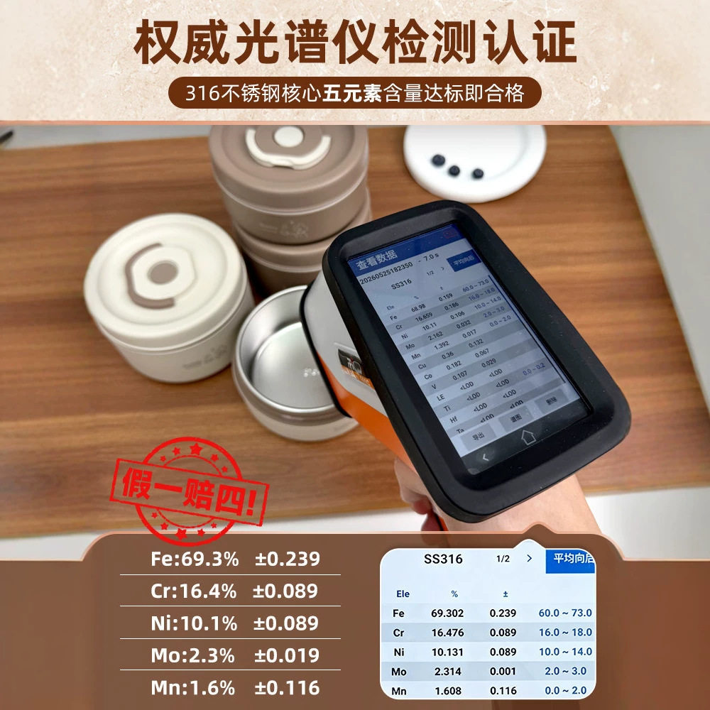 316不锈钢保温饭盒微波炉