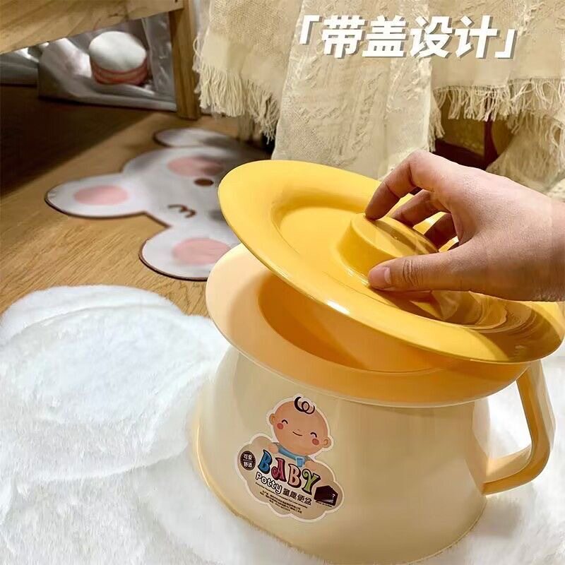 加厚痰盂儿童坐便器宝宝便盆尿盆尿桶便桶小便器小孩马桶家用带盖