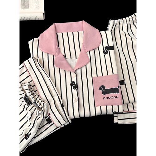 日本GP腊肠狗睡衣女款夏季纯棉