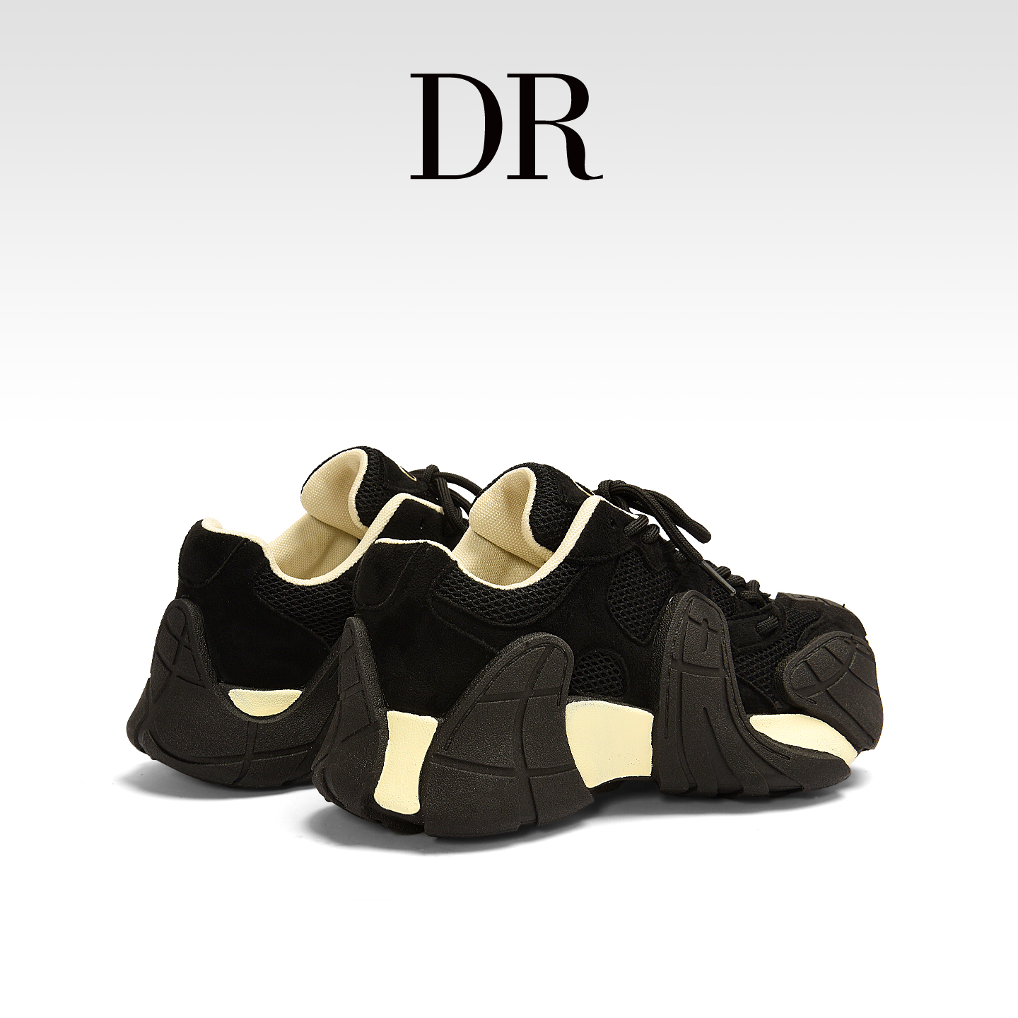 DR官方正品超火八爪鱼老爹鞋女2025新款轻便厚底增高运动风休闲鞋