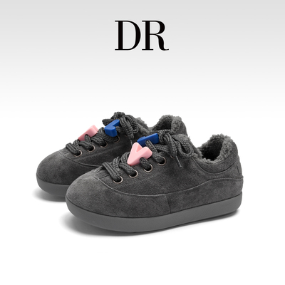 加厚保暖勃肯鞋加绒丑萌德训鞋女