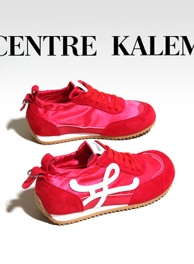 【CENTREKALEM专柜】休闲风女鞋低帮系带四季通用交叉绑带内增高