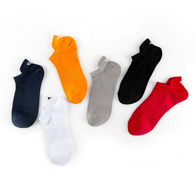 夏季运动休闲船袜男棉袜运动袜子夏季短袜薄款短筒浅口贴身防臭隐