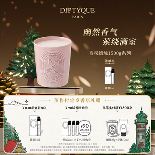 Diptyque蒂普提克香氛蜡烛1500g大容量室外蜡烛 官方正品