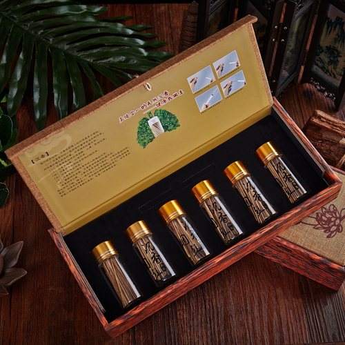 沉香插烟条减少烟味和有害气体