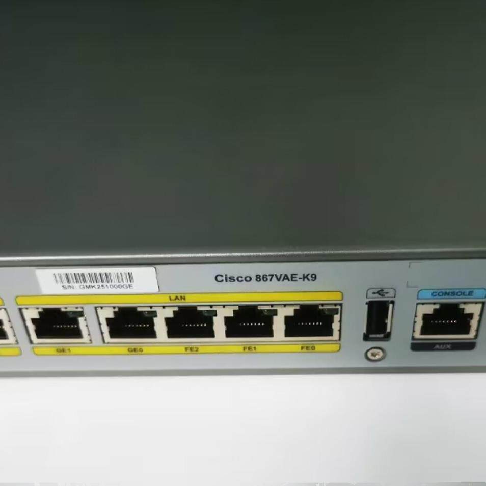 思科 867VAE-K9 单WAN口 企业级千兆路由器
