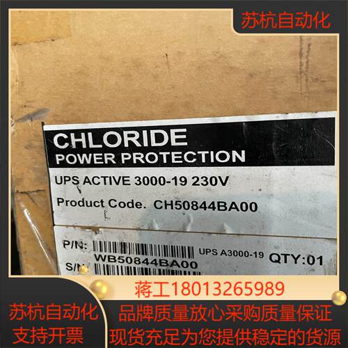 CHLORIDE电源保护器UPSA3000-19