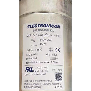 ELECTRONICON电容器 104L30全新二手都有议价 E62.R16