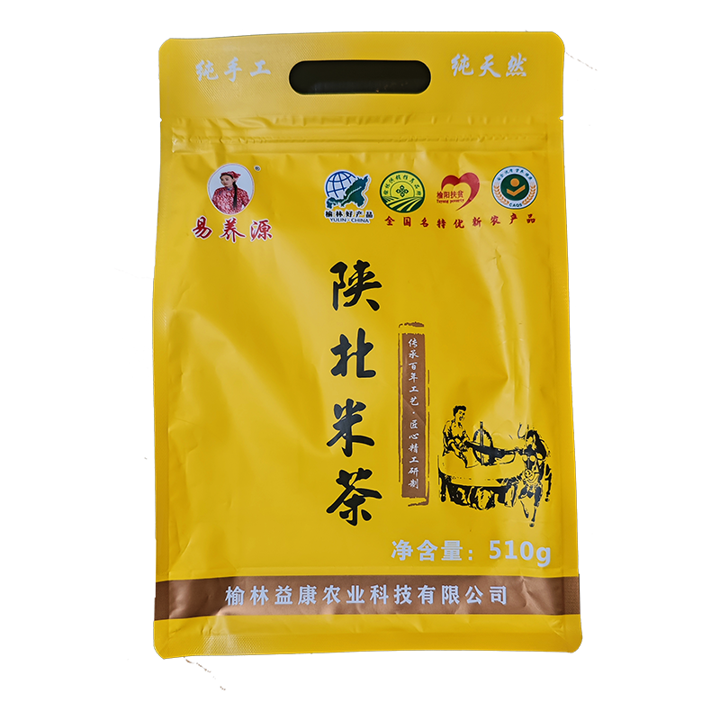 【拍一发二】陕北米茶 原味营养早餐石磨碾熟汤面粉510g/袋