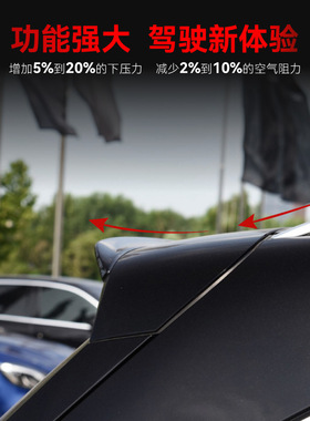 适用2016-2022奔驰glc x253 glc200 glc43 glc63 amg尾翼顶翼改装